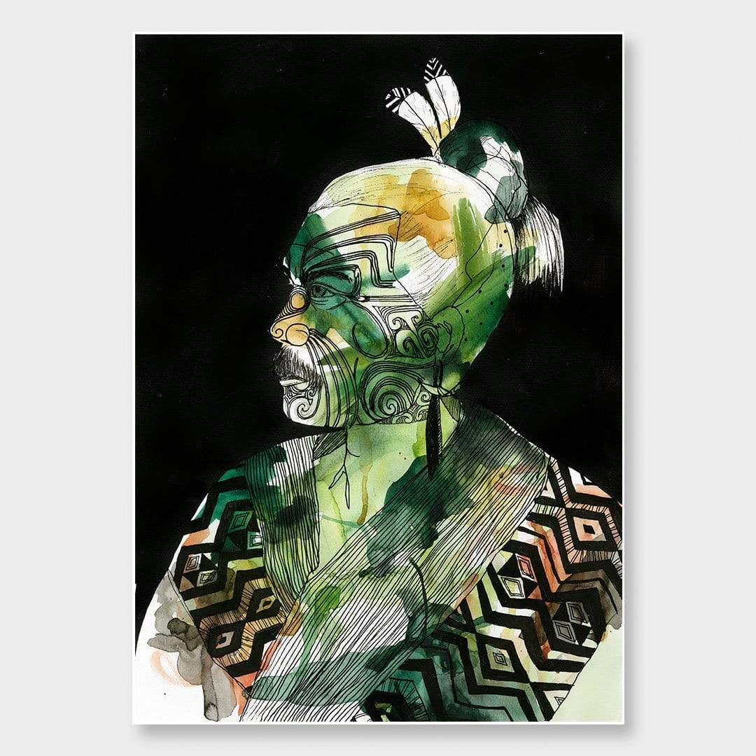 Kamariera Te Hau Takiri Wharepapa Art Print by Makus Art