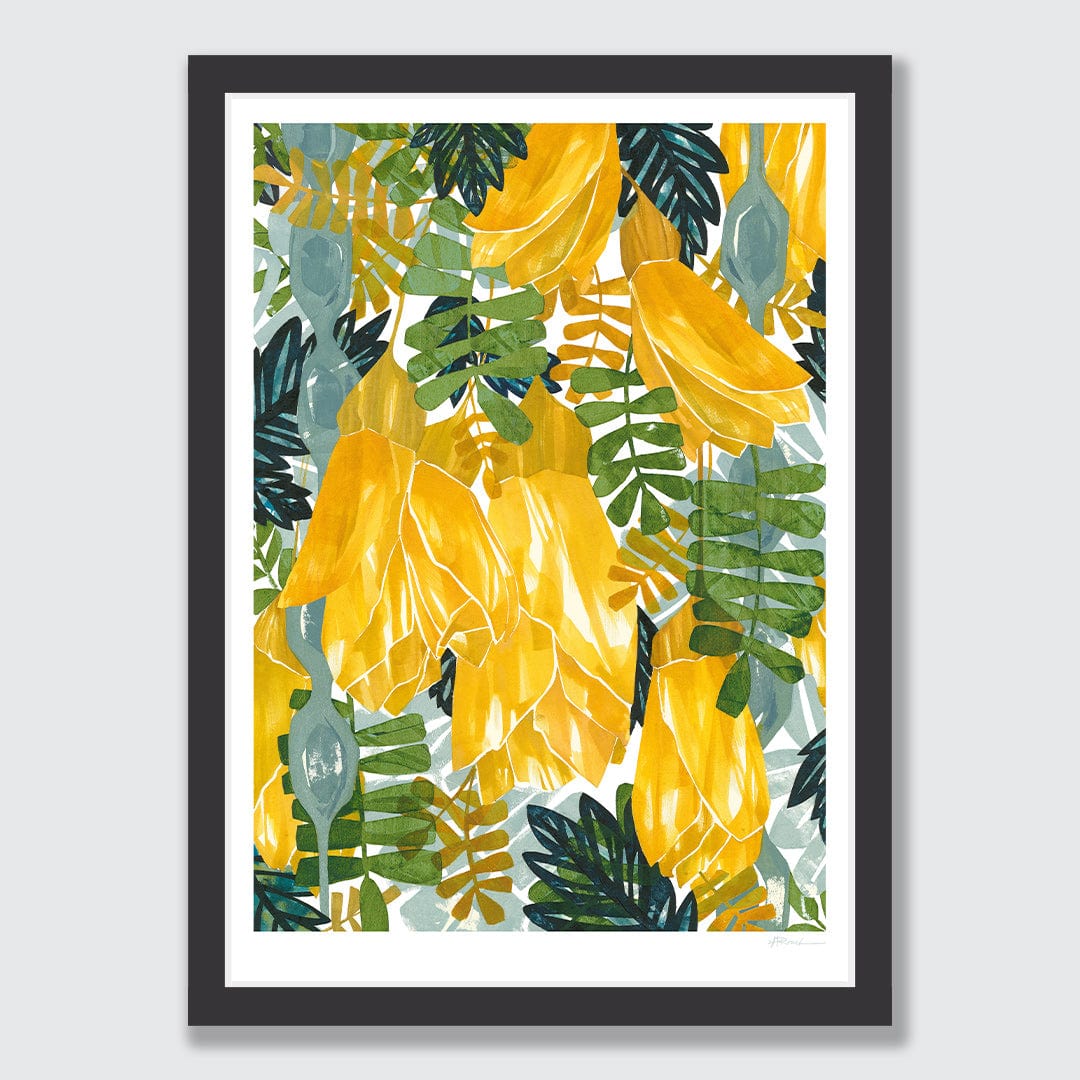 Kowhai Art Print by Holly Roach