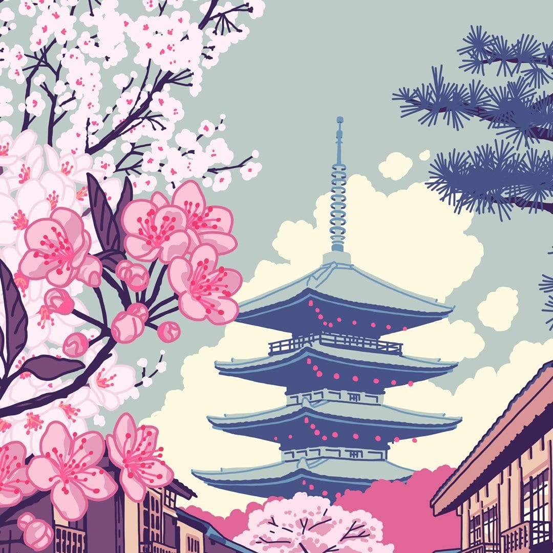 Kyoto Art Print by Ross Murray