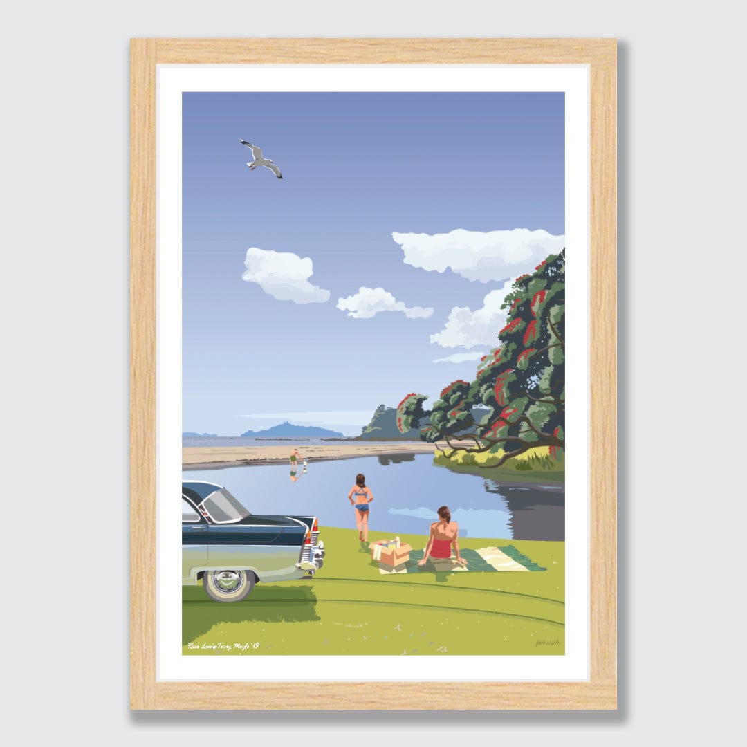Lang Cove 1969 Art Print by Rosie Louise & Terry Moyle