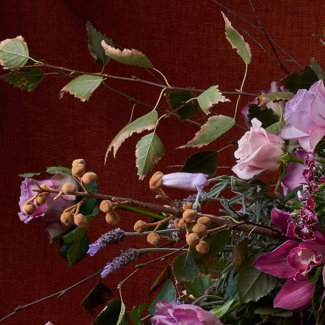Lilac Rose Arrangement Photographic Print by Georgie Malyon