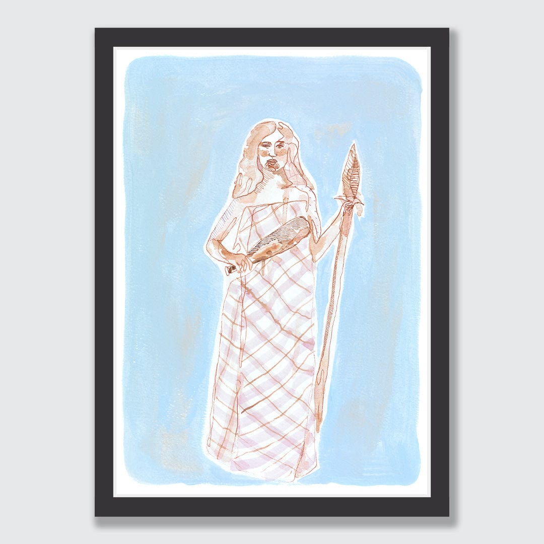 Māori Siren Art Print by Makus Art