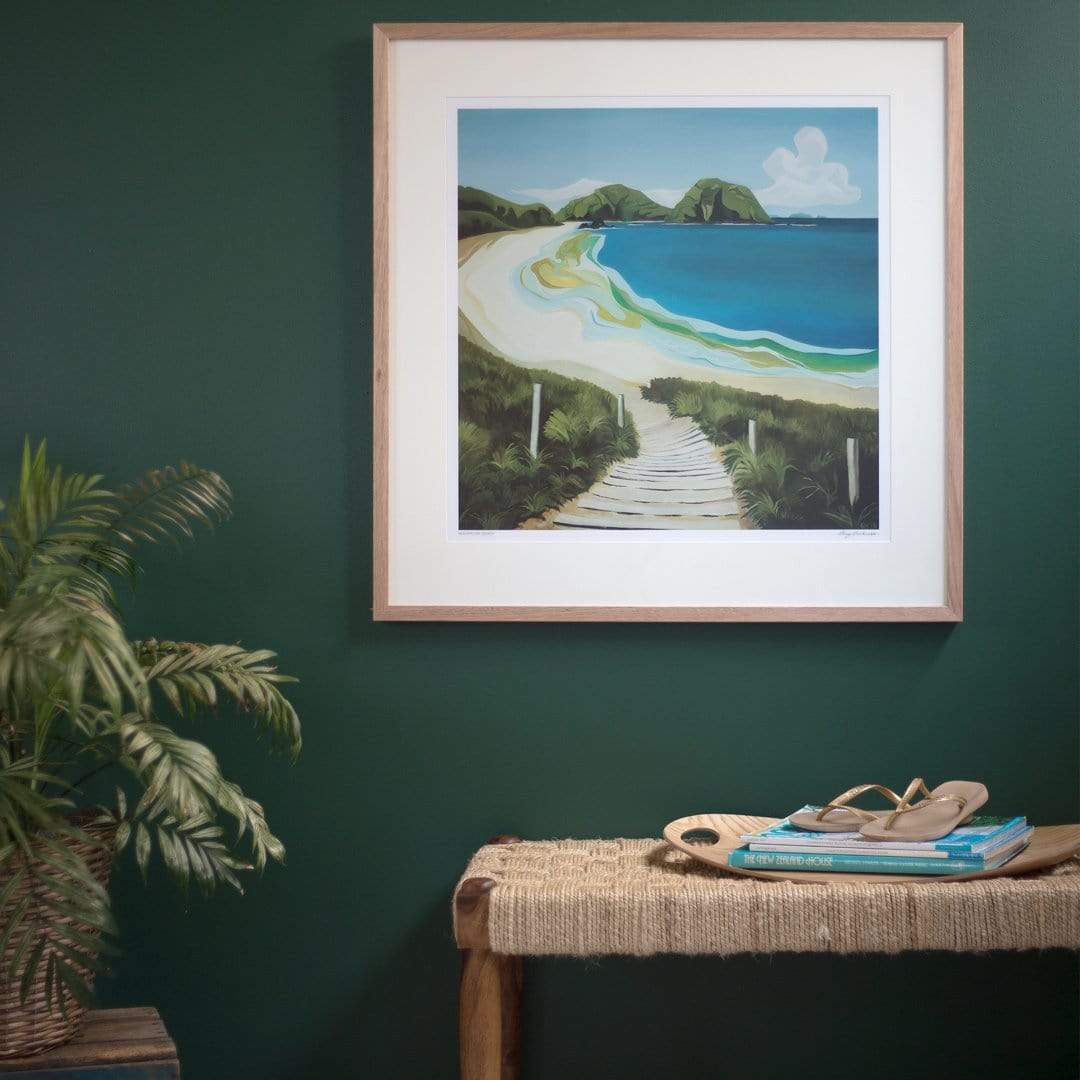 Matapouri Beach Art Print by Guy Harkness