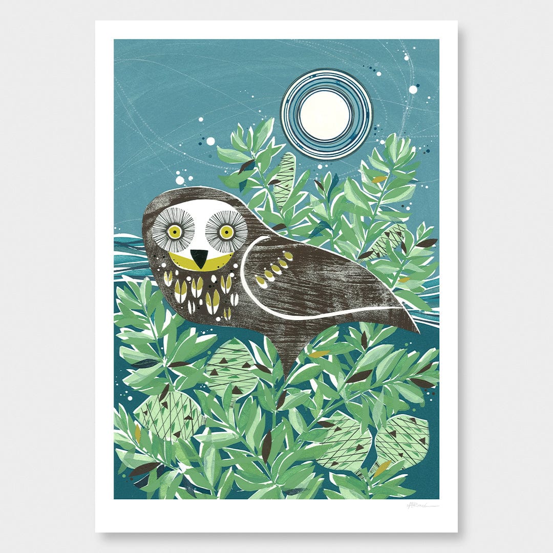 Midnight on Kauri Art Print by Holly Roach