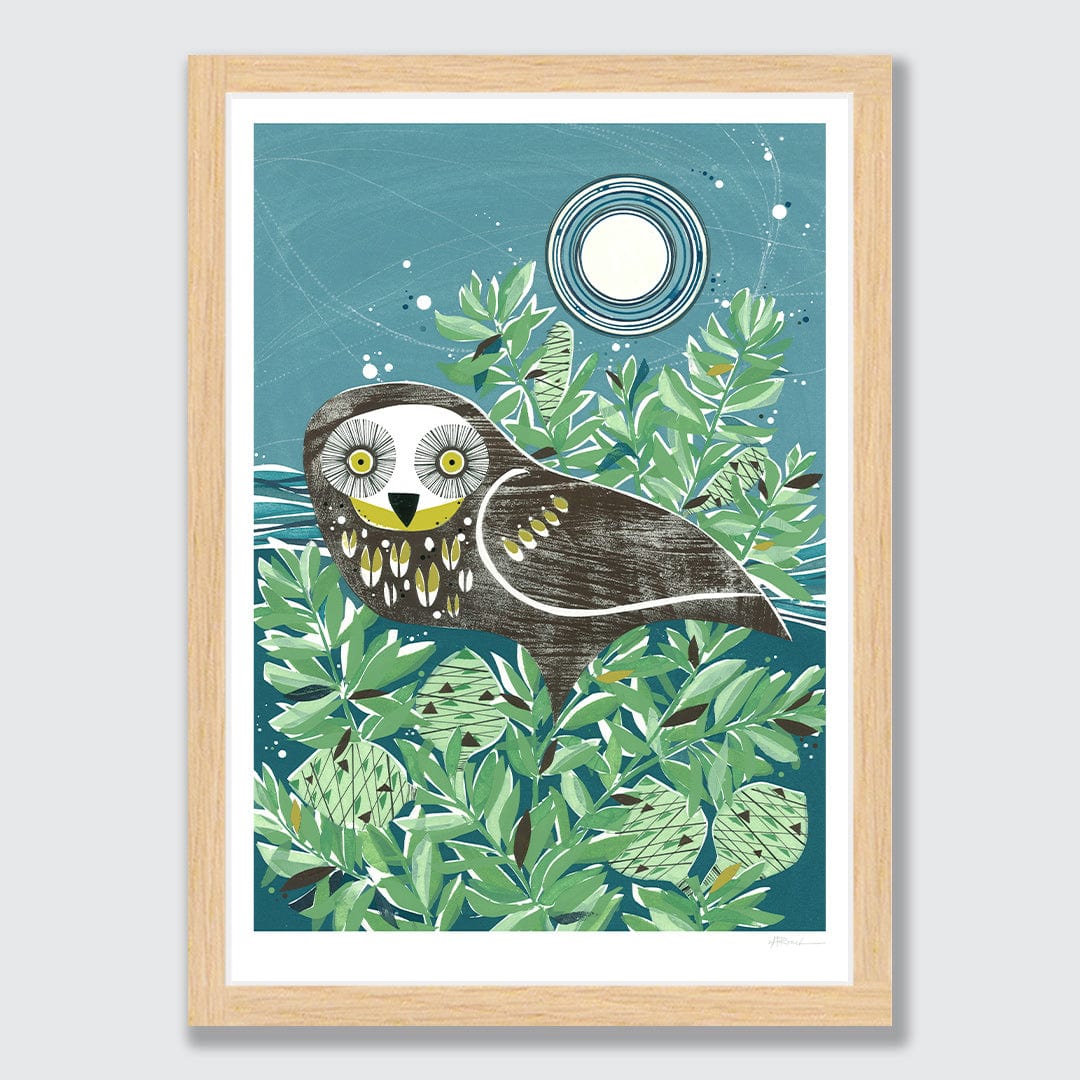 Midnight on Kauri Art Print by Holly Roach