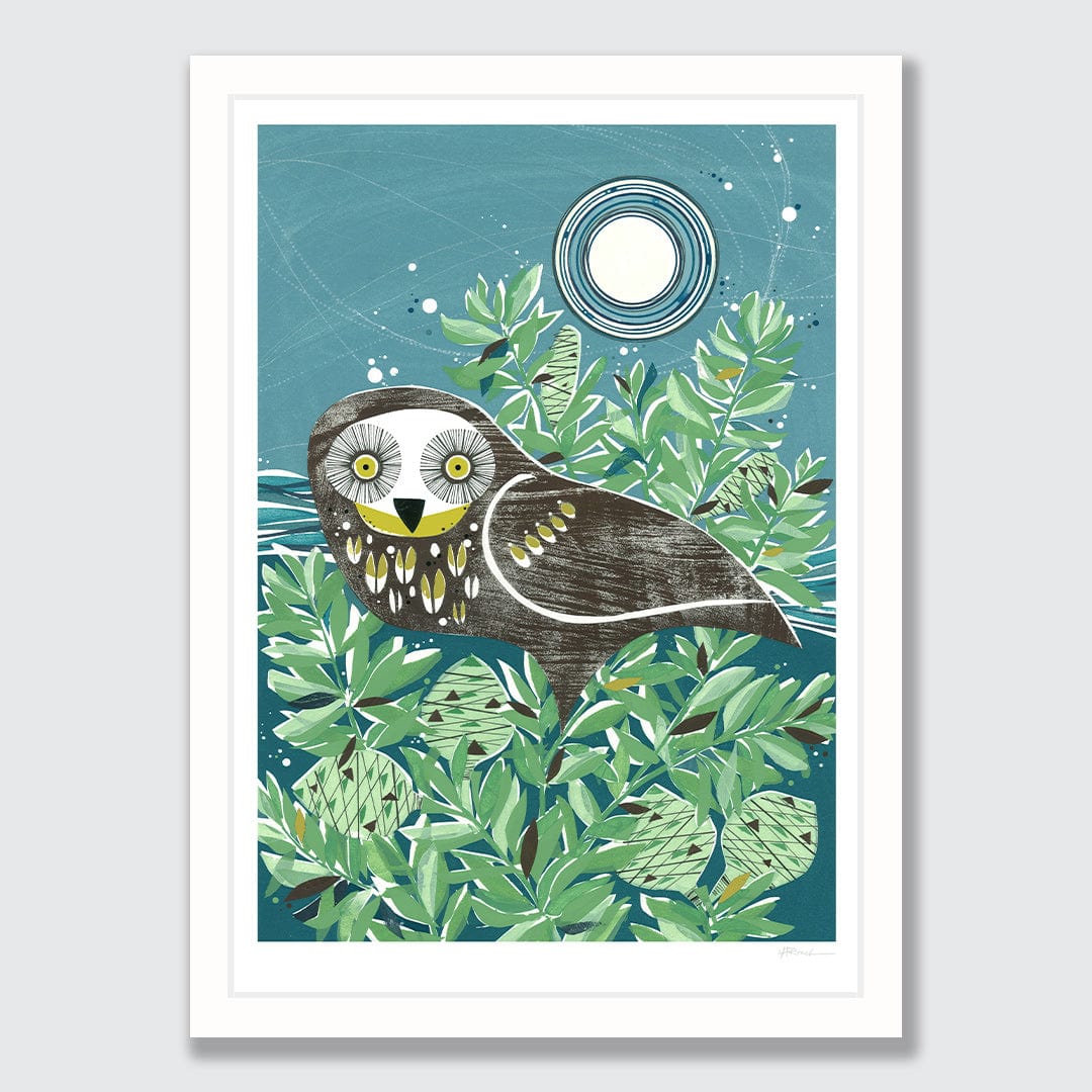 Midnight on Kauri Art Print by Holly Roach