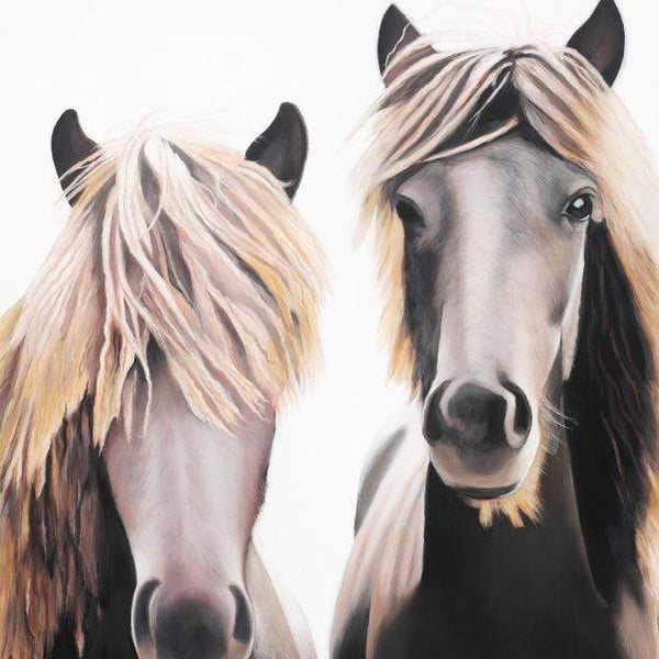 Mortimer & Clemente Horse Art Print by Margaret Petchell - endemicworld