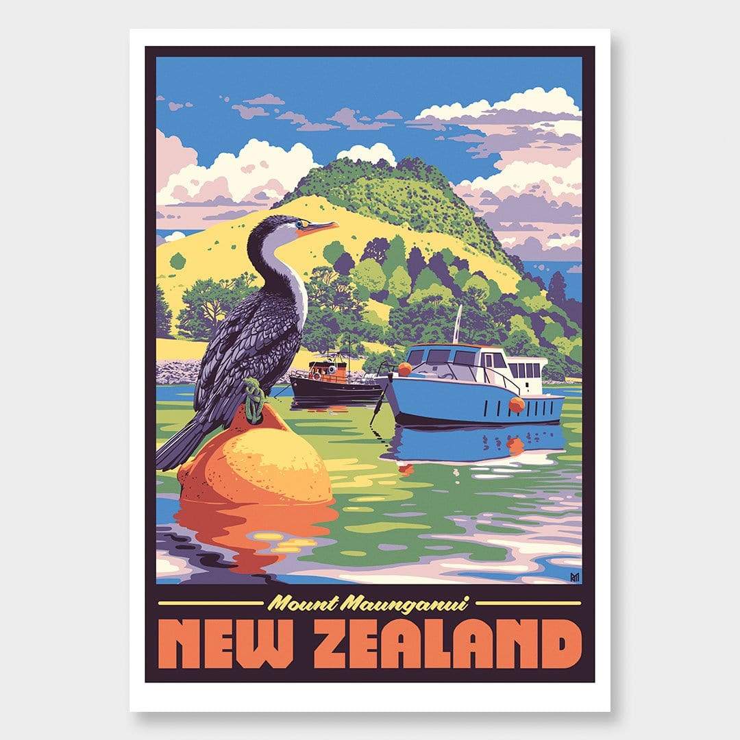 Mount Maunganui Art Print by Ross Murray