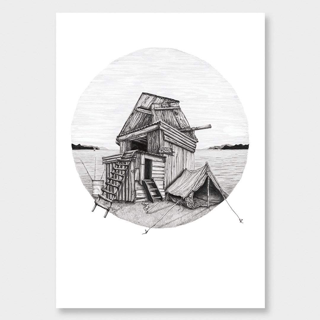 No WiFi Art Print by Charlotte Hawley