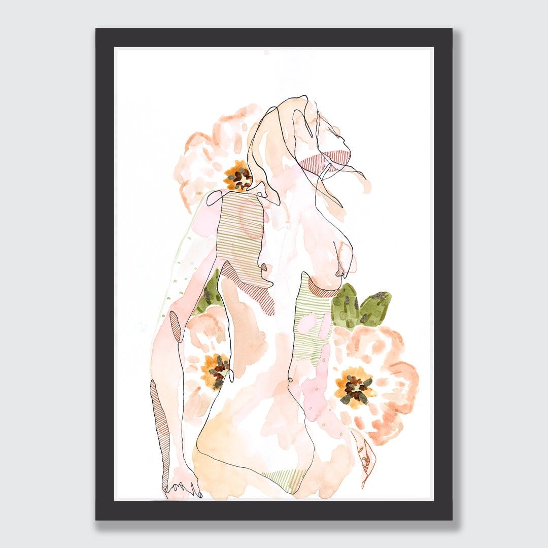 Nude by Nature Art Print by Makus Art