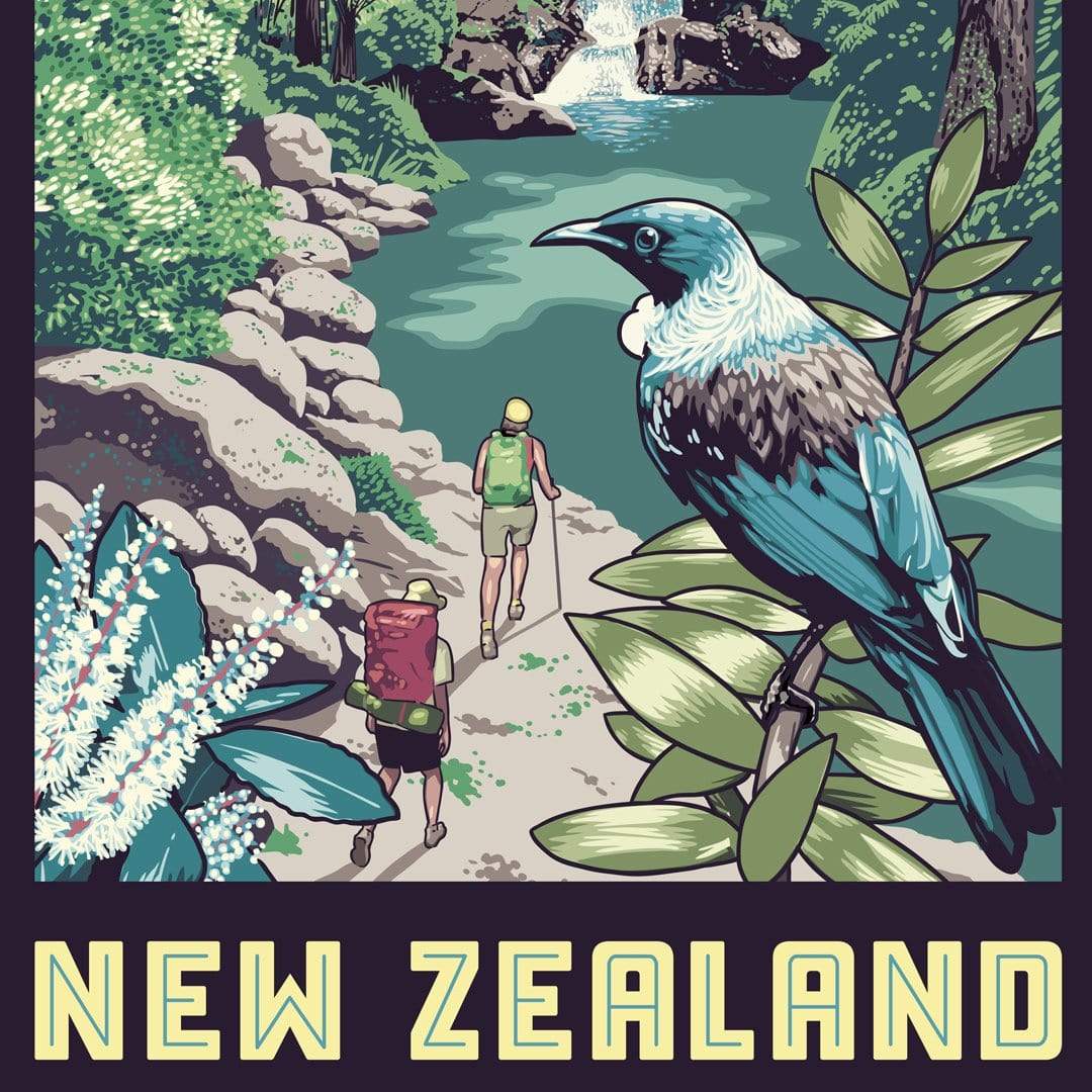 New Zealand Tui Art Print by Ross Murray
