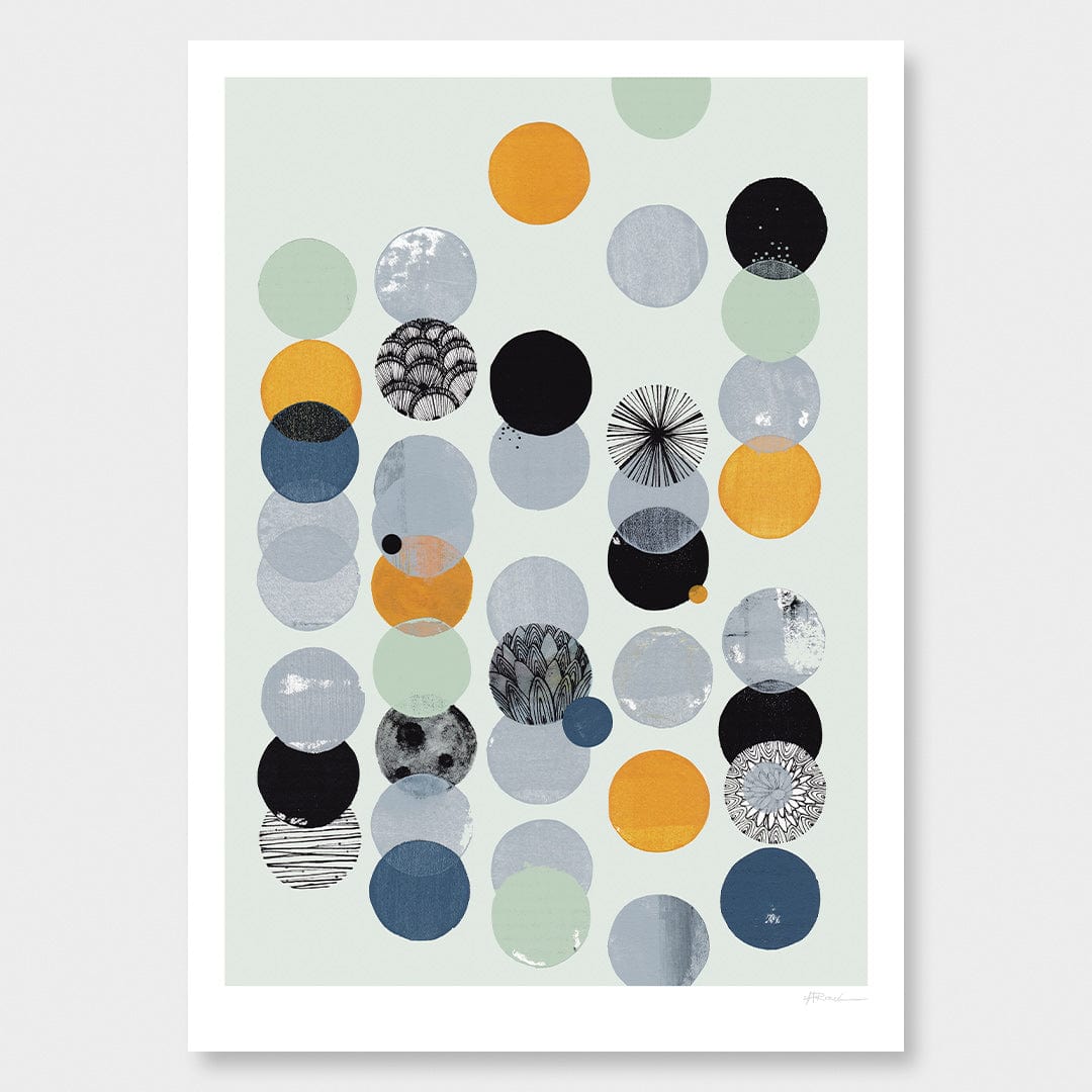 Odds Ends and Evens Art Print by Holly Roach