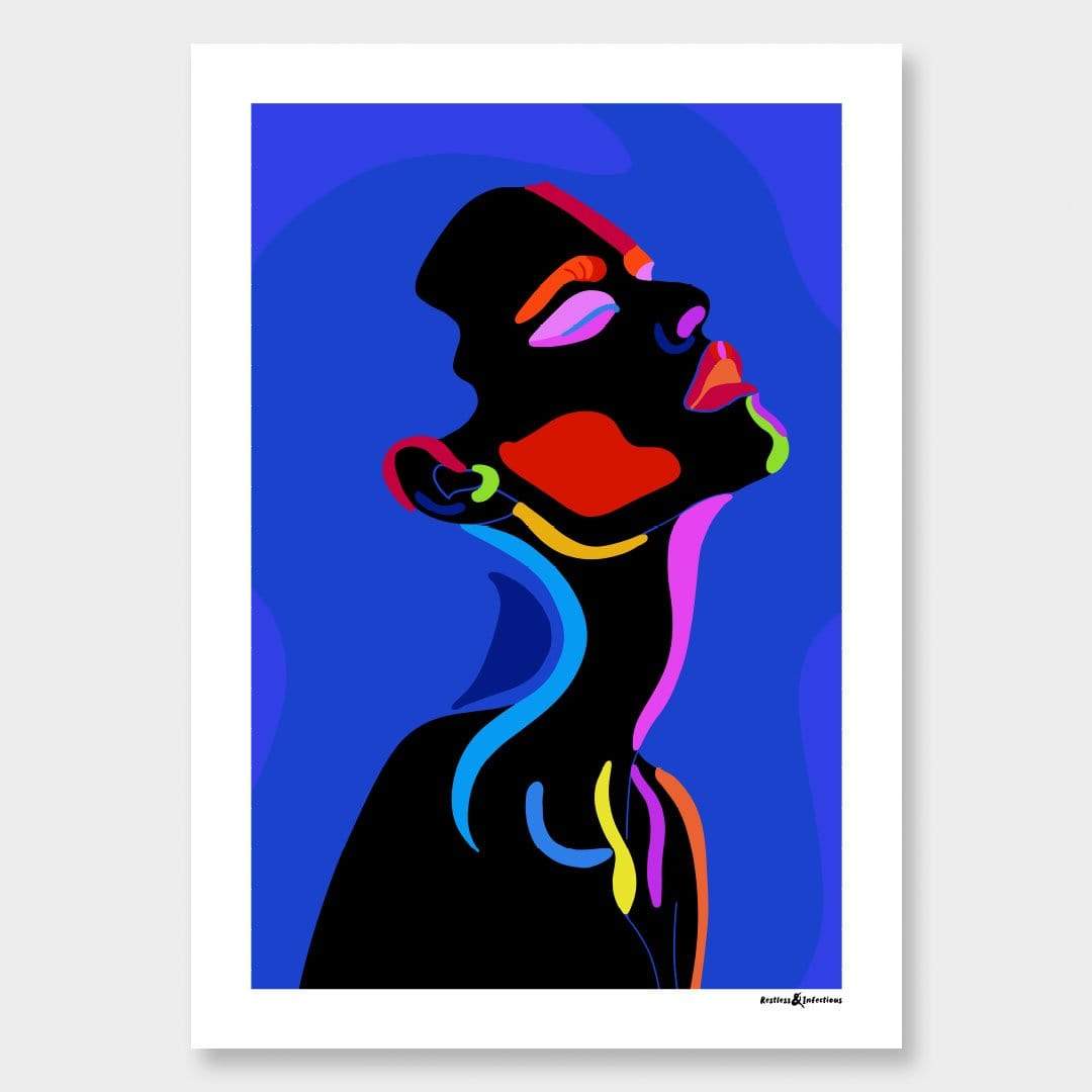 Pacific Blue Art Print by Restless & Infectious