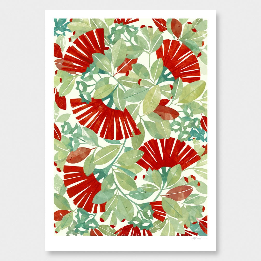 Pohutukawa Art Print by Holly Roach