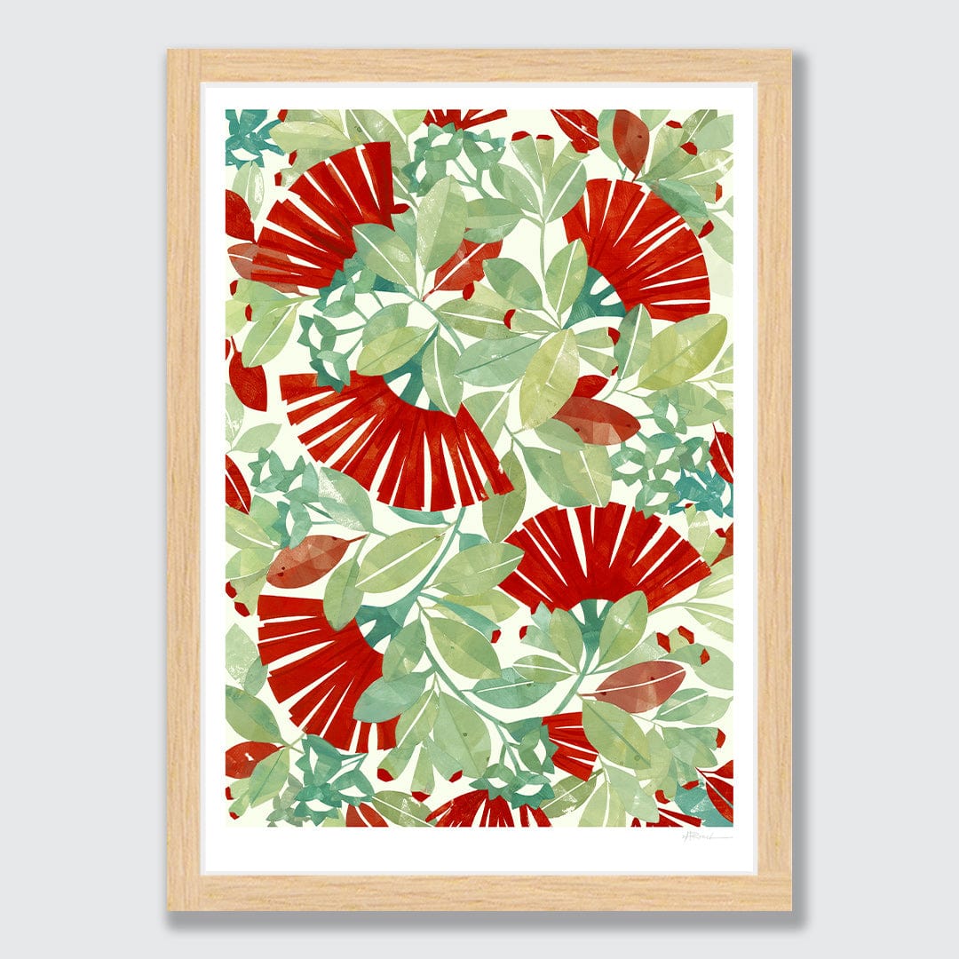Pohutukawa Art Print by Holly Roach