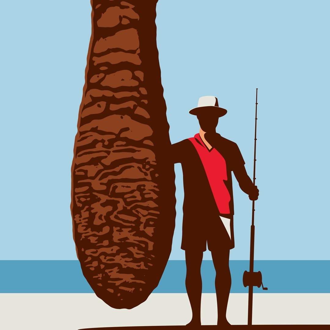 Prize Catch Art Print by Glenn Jones