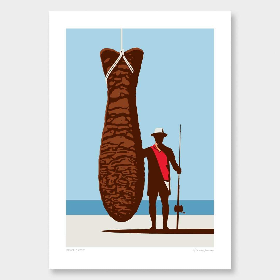 Prize Catch Art Print by Glenn Jones