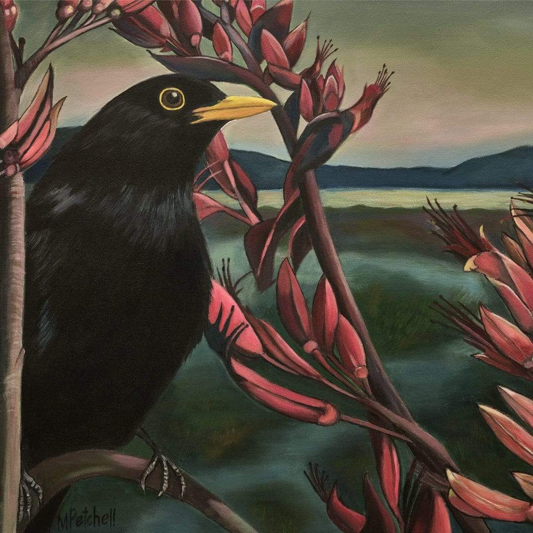 Raymond Blackbird Art Print by Margaret Petchell