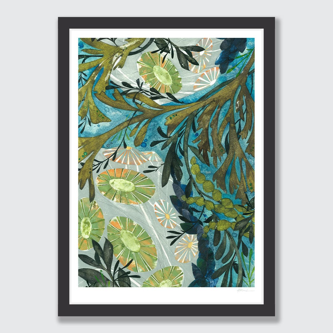 Rockpool Art Print by Holly Roach