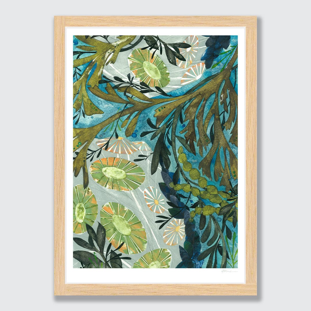 Rockpool Art Print by Holly Roach