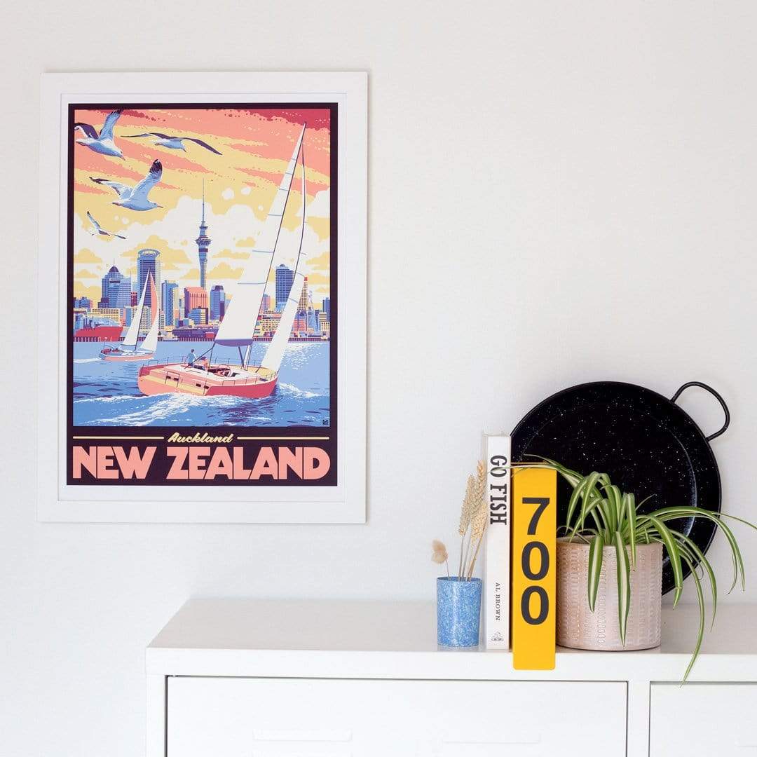 Auckland Art Print by Ross Murray
