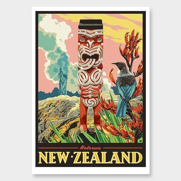 Rotorua Art Print by Ross Murray