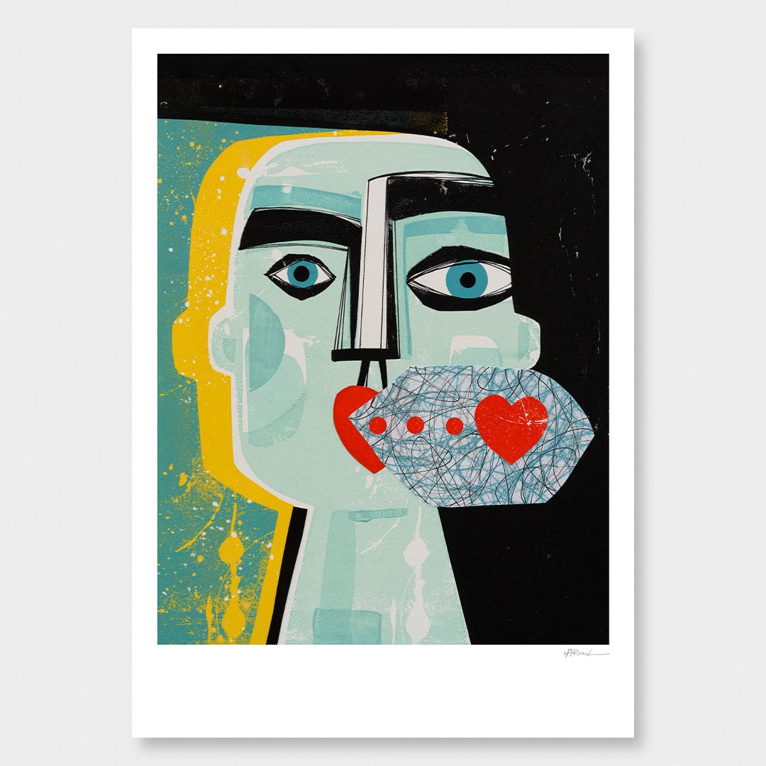 Speaking of Love Art Print by Holly Roach