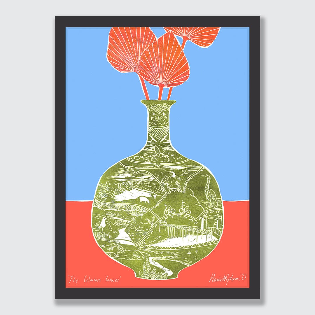 The Glorious Gower Art Print by Harriet Popham