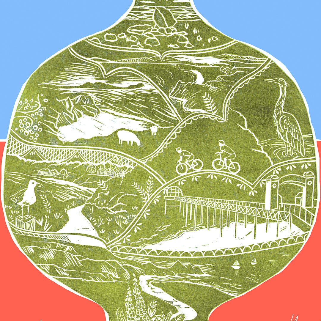 The Glorious Gower Art Print by Harriet Popham