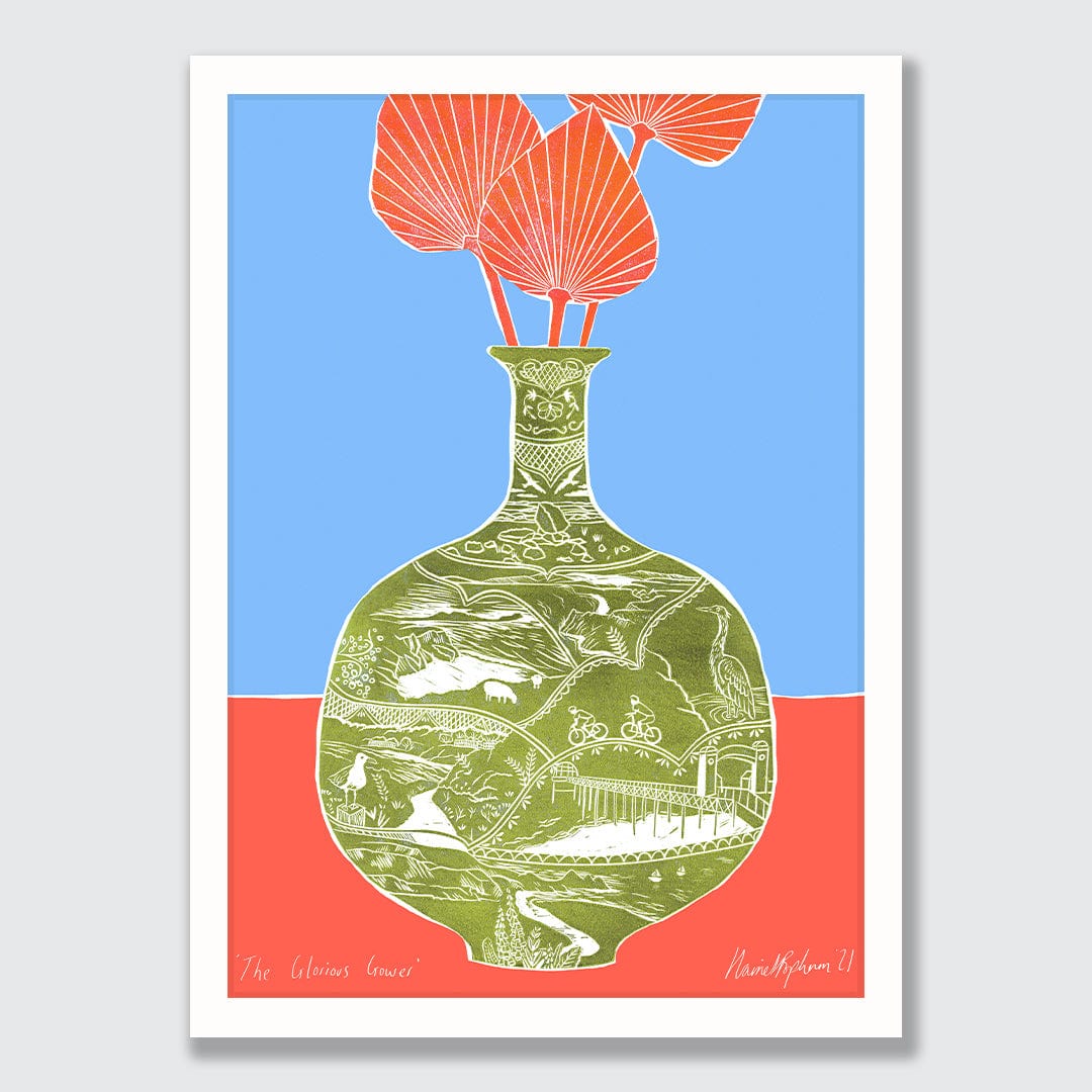 The Glorious Gower Art Print by Harriet Popham