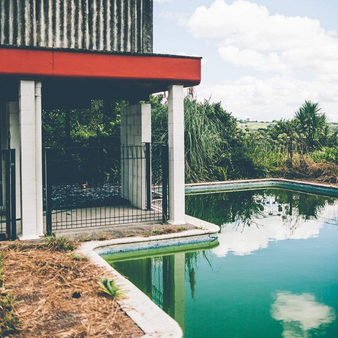 The Pool Is Too Close To The House Photographic Print by Curtis Bunker