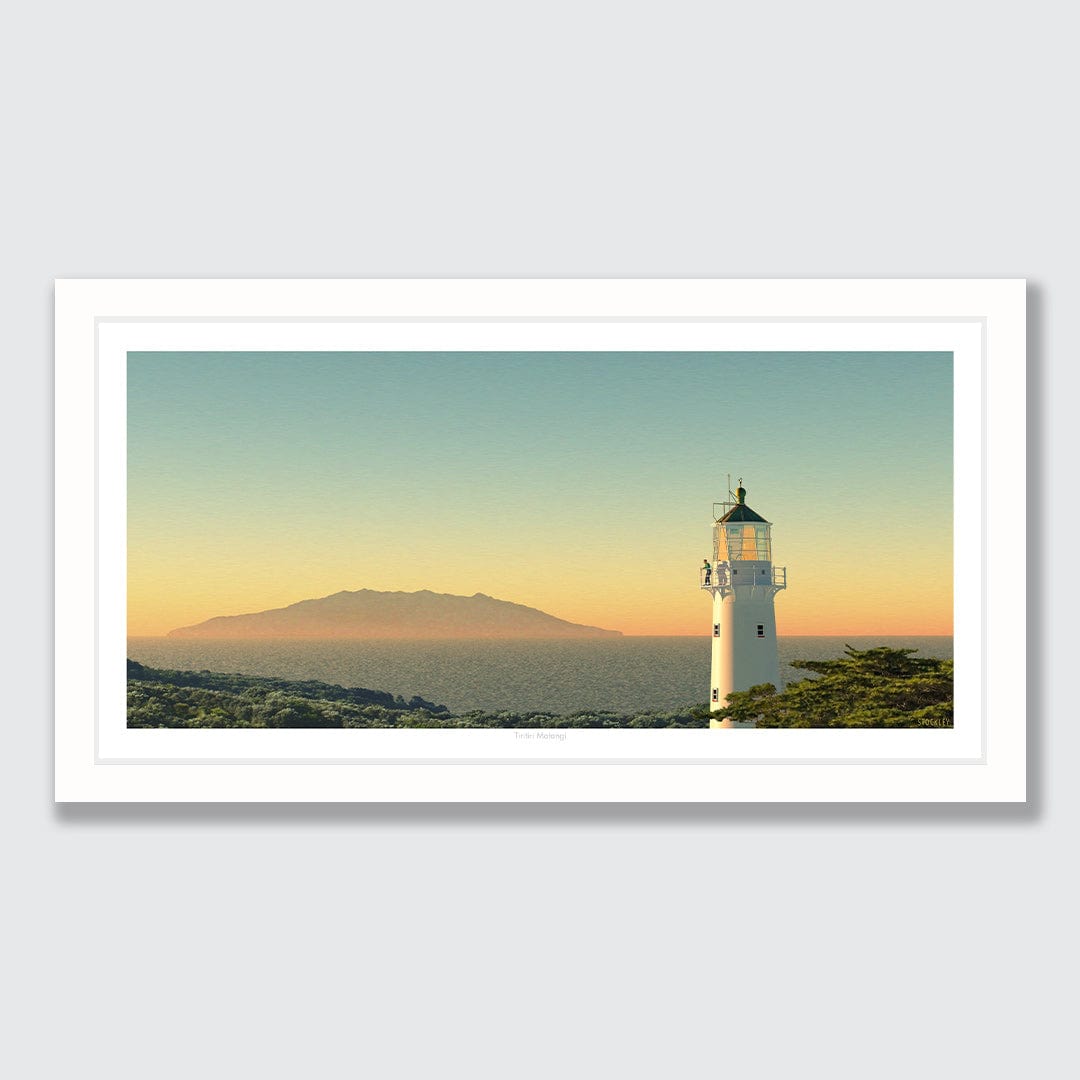 Tiritiri Matangi Lighthouse Art Print by Simon Stockley