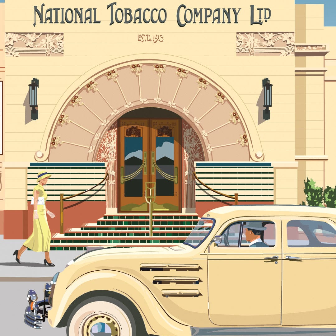 Napier Tobacco Company Art Print by Rosie Louise & Terry Moyle