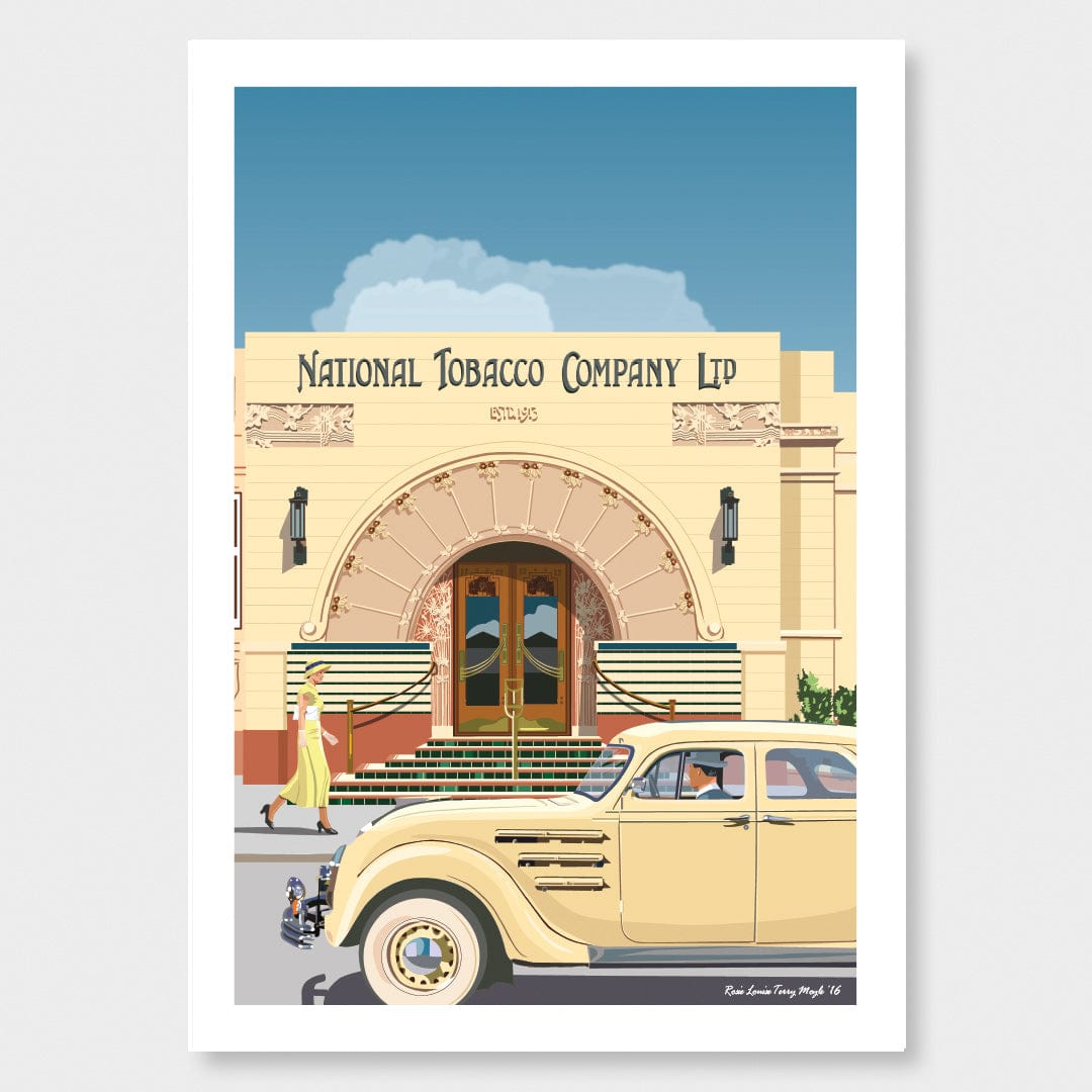 Napier Tobacco Company Art Print by Rosie Louise & Terry Moyle