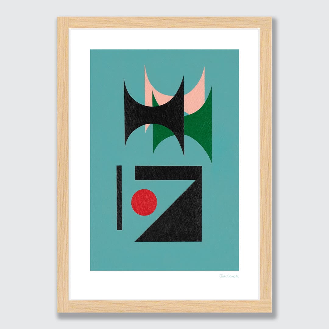 Untitled Teal Art Print by Jodi Clark