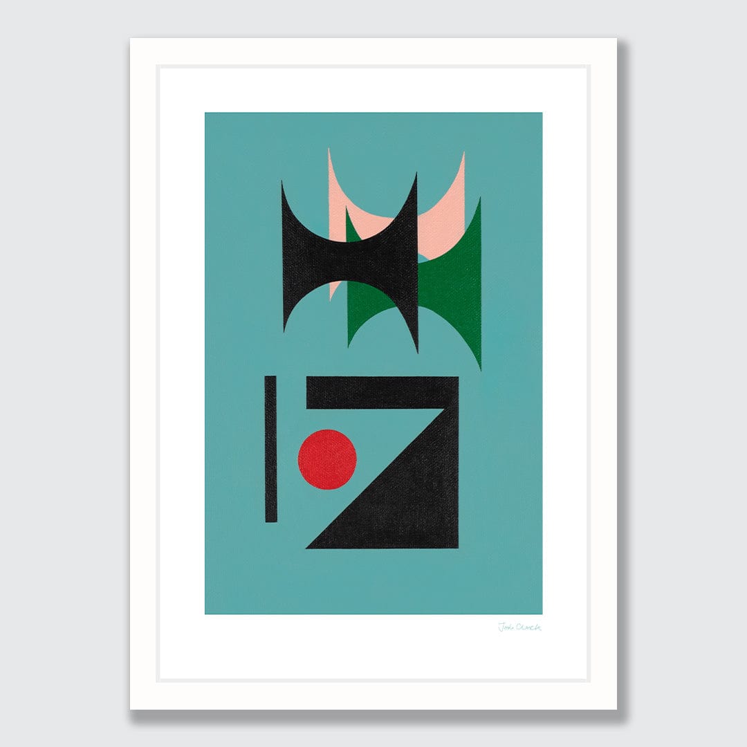 Untitled Teal Art Print by Jodi Clark