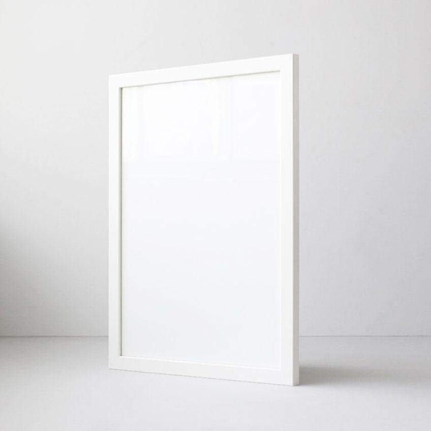 Skinny White Frame